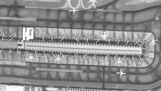 Satellite Video: Dubai Airport