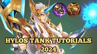 HYLOS TANK TUTORIALS 2024 - The most underrated tank in Mobile Legends MLBB