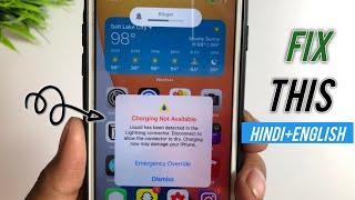 Charging Not Available Liquid Detected Iphone | liquid has been detected in the lightning connector