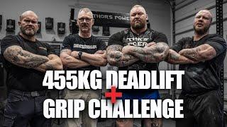 455KG ELEPHANT BAR DEADLIFT & GRIP CHALLENGE