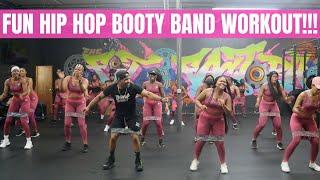 Fun Hip Hop Booty Band Workout | Hip Hop Home Glute Workout