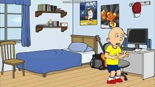 Caillou tries to install wrapper offline/Got virus on computer/Grounded