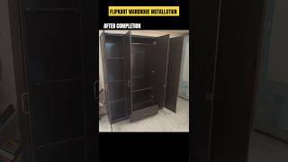 Flipkart Wardrobe installation and review #onlineshopping #flipkart #shortsfeed