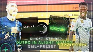 @slicx7 Like Outro In Alight Motion + Node Video+ preset OUTRO Credit @munira.edits7