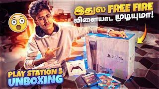 Dream Come True ||PlayStation 5 Unboxing Tamil|| Free Fire In Ps5 ?#ajjeffy#raistar #ps5