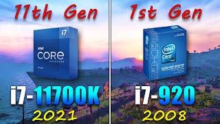 Core i7 11700K vs Core i7 920 | 11th Gen vs 1st Gen | 13 Years Difference!!!