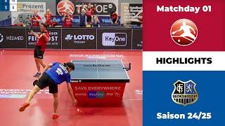 TTBL: Bad Homburg vs. Saarbrücken (Highlights of Matchday 1, Season 2024/2025)