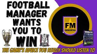 Why you should listen to Football Manager's in-game advice - FM23 Tips