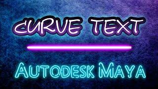 Autodesk Maya - Текст из кривых одним объектом, как объединить кривые