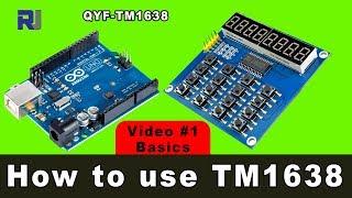 How to use TM1638 4 digit display (QYF) with code