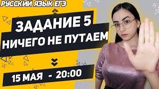 ЕГЭ Русский Язык 2022 | Задание 5 | Паронимы | Как ничего не перепутать