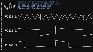 C64 SID music William Fay (Highway Guy) compilation [with oscilloscope view]