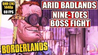 Borderlands Gameplay Walkthrough [Arid Badlands - Nine-Toes Boss Fight] GOTY Full Game No Commentary