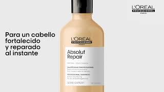 Absolut Repair Champú. Para un cabello fortalecido y reparado al instante.