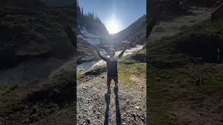 #Mountain #water and Hussain #fullenjoyment
