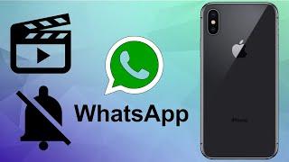 Как на iPhone отправить видео без звука в WhatsApp