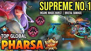 PHARSA BEST BUILD 2023 | TOP GLOBAL PHARSA GAMEPLAY | MOBILE LEGENDS