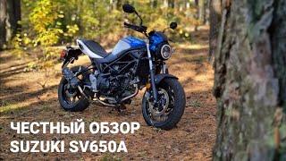 Честный обзор Suzuki SV650A 2018 - бодрый и добрый.