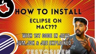 How to install Eclipse on Mac️Eclipse Latest 2024-06 | JDK JVM JRE