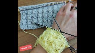 982**Bündchenmuster *Stricken in Runden*Stricken für Anfänger*Tutorial Handarbeit