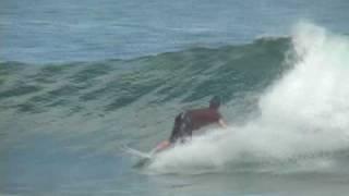 Peter Devries surfing Barra, Mexico.  Filmed by Mariana Consort.