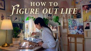 How to know what to do? Watercolor Painting, Talk about Logic & Philosophy  Cozy Art Vlog