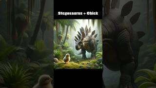 [AI] Stegosaurus + Chick