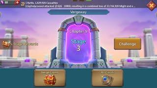 Lords mobile Vergeway chapter 9 stage 3