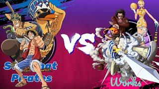 Luffy, Ussop, Karoo vs Mr.3, Mr.5 and Miss Valentine Full Fight Little Garden Arc | Alabasta Saga |