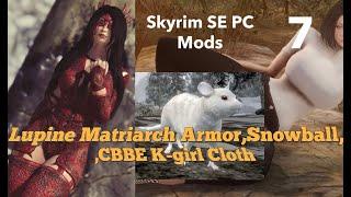 Lupine Matriarch Armor,Snowball,CBBE K-girl Cloth Skyrim SE PC Only 7