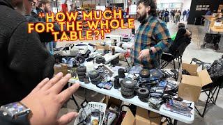 INSANE TABLE AT THE RC CAR SWAP MEET!