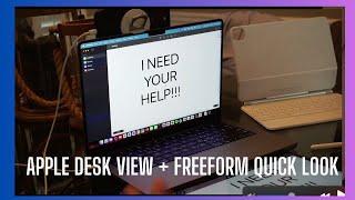 Apple Desk View + Apple Free Form Quick Look - Explaining the Youtube Algorithm