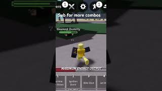 Epic combo in the strongest battlegrounds #Roblox #thestrongestbattlegrounds #gaming