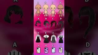 A,B,C,D  🫵 choose Your favourite  look️#tocaboca #gacha #tocalifeworld #toca