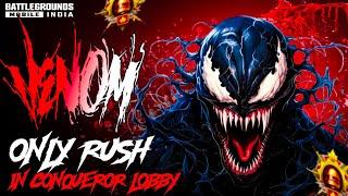 BGMIxVENOM IS HERE , NO RANK PUSH ONLY RUSH | BGMI STREAM