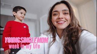 WEEK IN THE LIFE OF A YOUNG SINGLE MOM | big hair change, mini house makeover, losing my mind