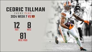 Cedric Tillman Week 7 Replay: Every Target and Catch vs Cincinnati Bengals