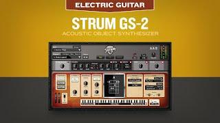 Presenting the electric side of the Strum GS-2 guitar plug-in VST AU AAX RTAS