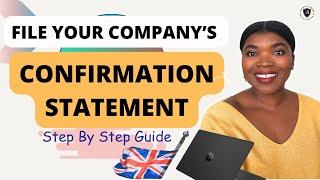 How to file Confirmation Statement for your UK company on Companies House