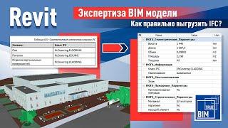 Экспертиза BIM модели: как настроить экспорт Revit в IFC