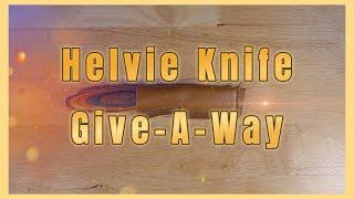 Helvie Whittling Knife Give-A-Way ** WE HAVE A WINNER **