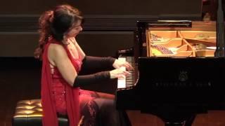 Brazilian pianist, Eliane Rodrigues, LITERALLY taking the performance below the stage!