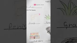 Kai English Test Grading #student #drawing #teacherstudent #teacher #art #englishtest #sketch