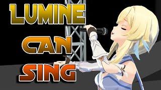 Lumine Sings For Aether MMD | Genshin Impact