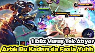 Yuhhh Artık Bu Kadarı da Fazla Tek Düz Vuruş İle Kill Alınır mı Meta Bruno Al Parçala Mobile Legends