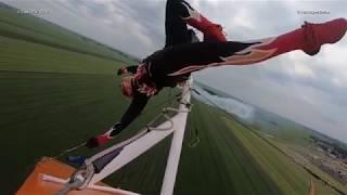 Onboard Footage AeroSuperBatics Wingwalking Team Gemma Craigie Oostwold Airshow Monday 10-6-2019