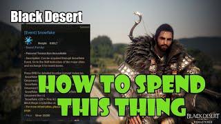 [Black Desert] Best Thing to Buy With Your Event Snowflakes! What Should You Get?