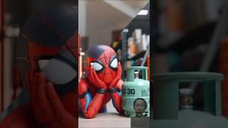  Spiderman with LPG evolution   #shorts #memes  #gas  #viral