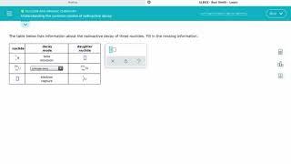 ALEKS: Understanding the common modes of radioactive decay