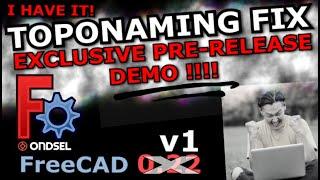 I Have it! FreeCAD Exclusive! First Look at 0.22 topological naming issue fix. Side by Side Compare